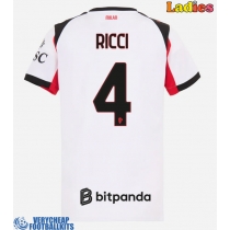 AC Milan Samuele Ricci #4 Replica Away Shirt Ladies 2025-26 Short Sleeve